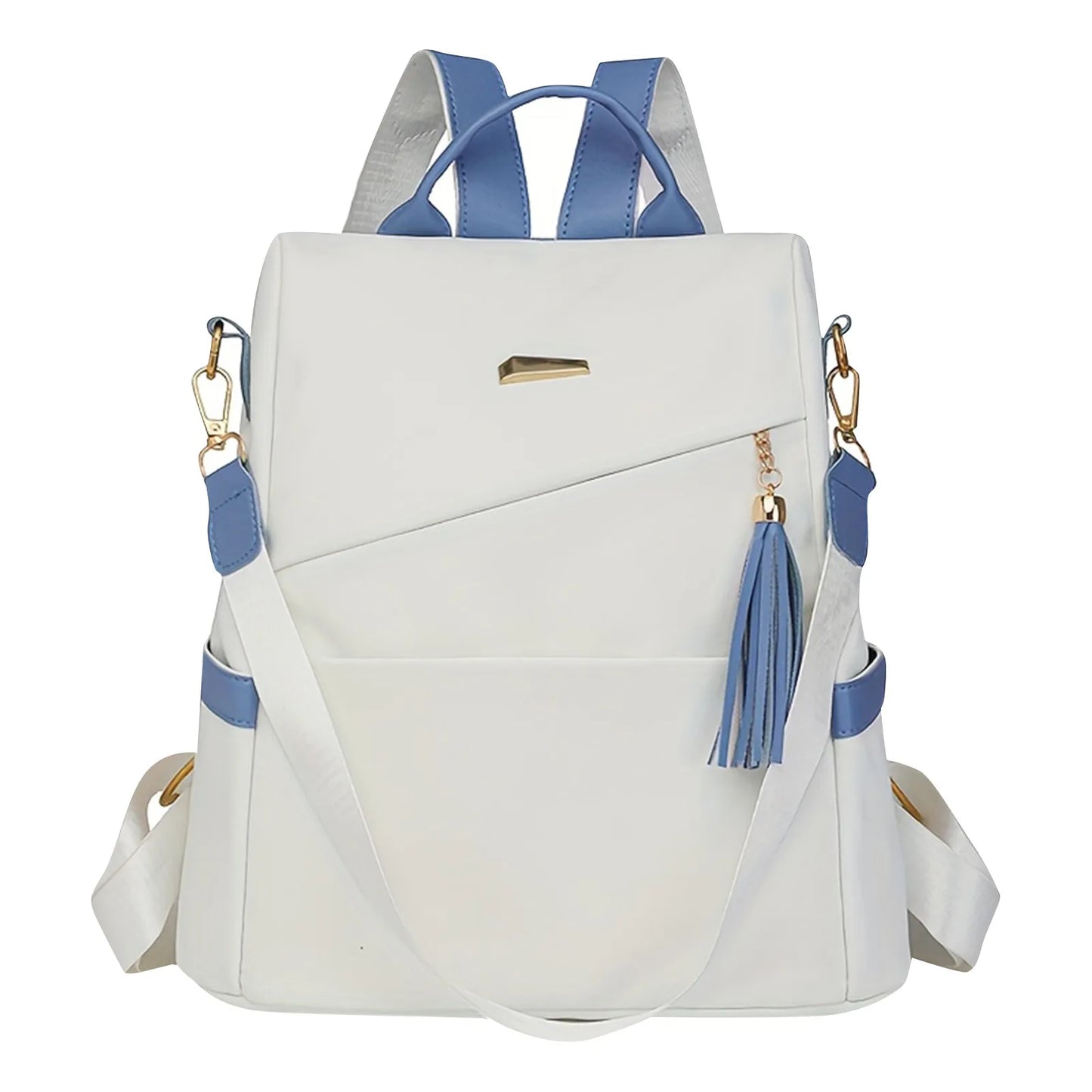 Women’s Oxford Backpack – Anti-Theft Travel Bag with Back Zipper