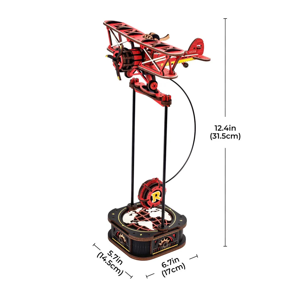 ROKR Gravity Swing – 3D Wooden Puzzle Model Kit