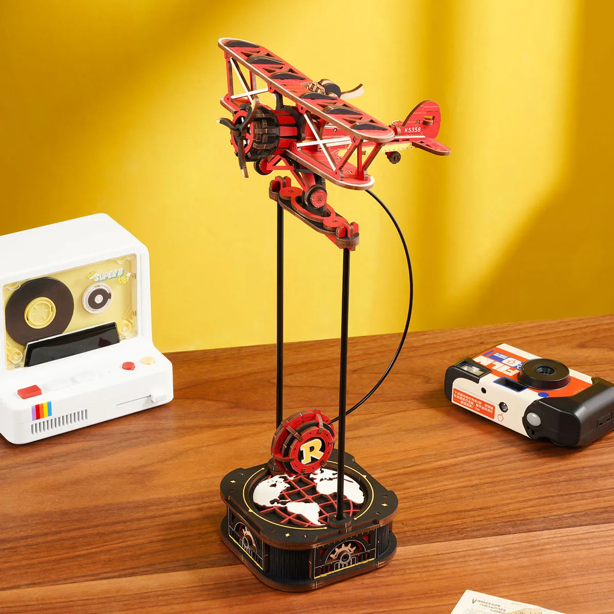 ROKR Gravity Swing – 3D Wooden Puzzle Model Kit