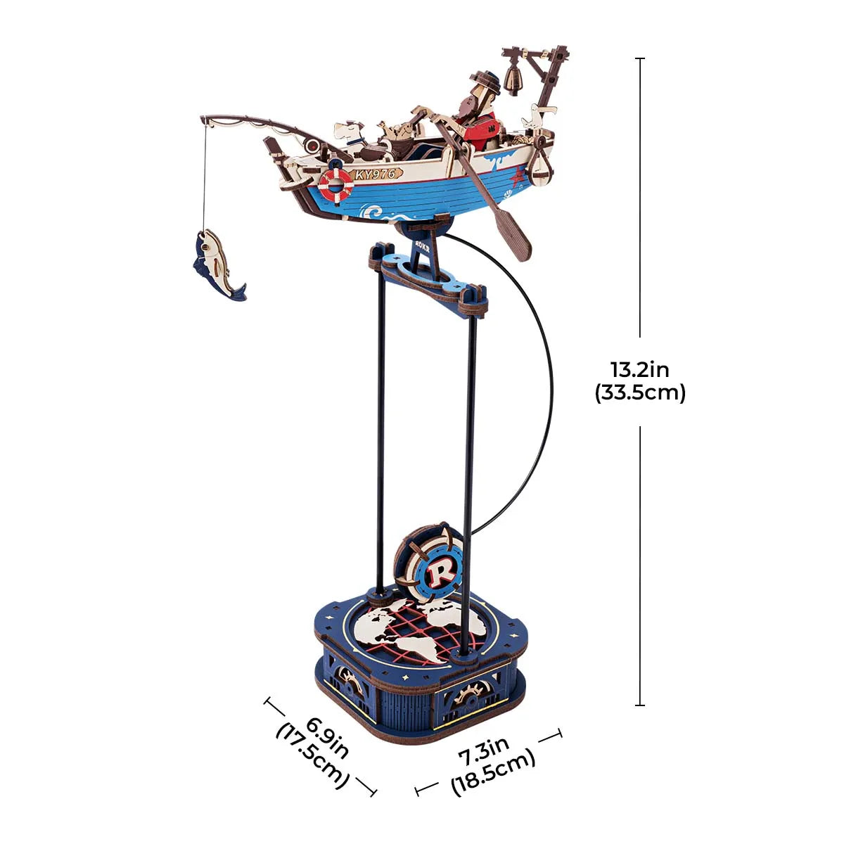 ROKR Gravity Swing – 3D Wooden Puzzle Model Kit