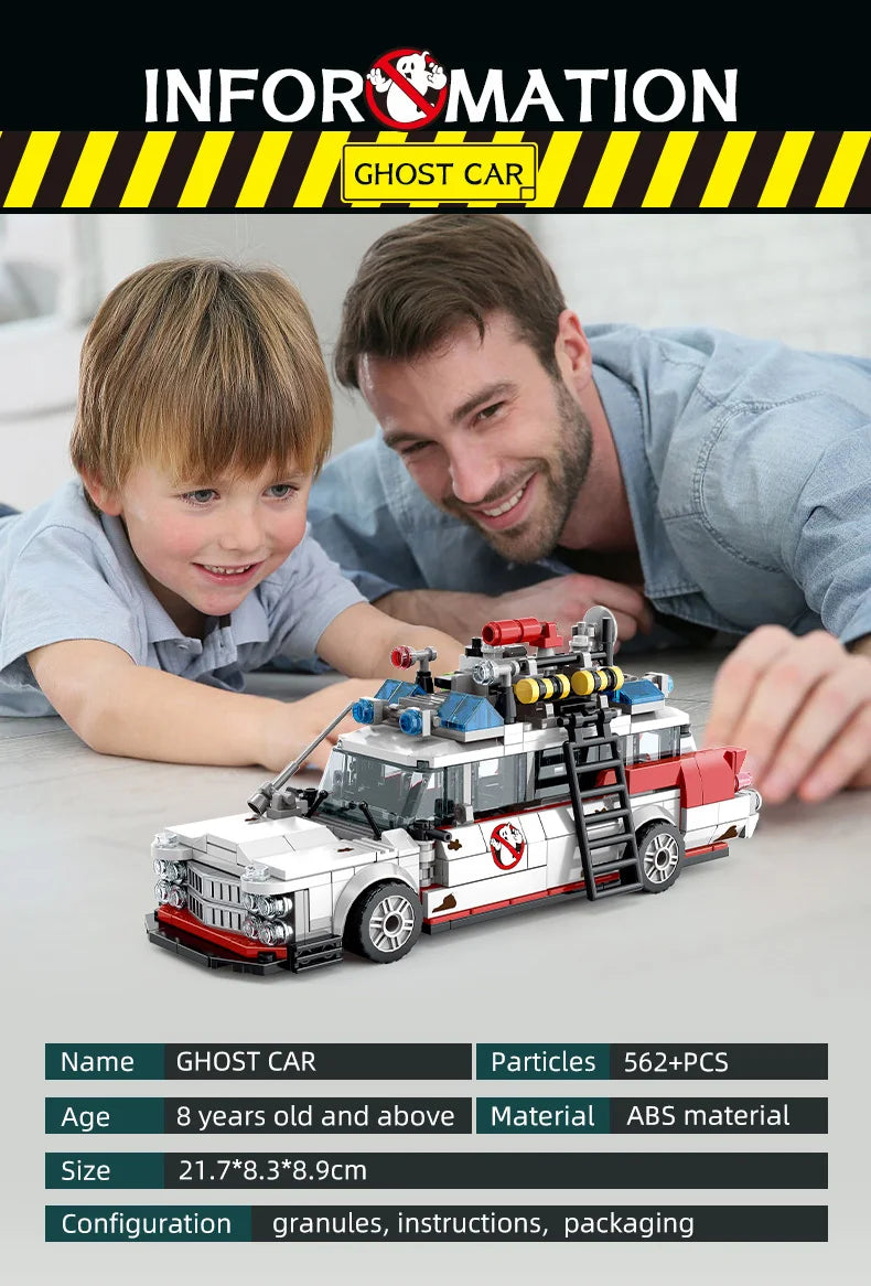 Ghostbusters ECTO-1 Car Model Building Kit – 562pcs