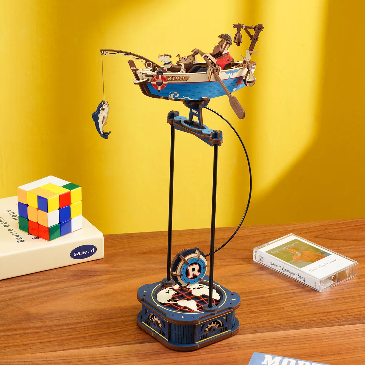 ROKR Gravity Swing – 3D Wooden Puzzle Model Kit