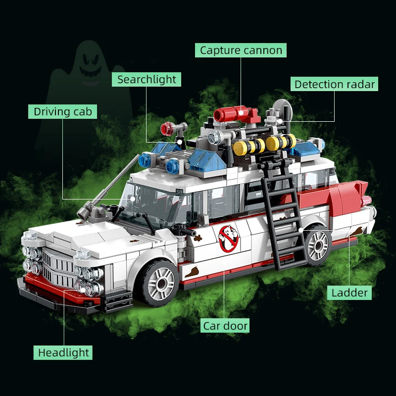 Ghostbusters ECTO-1 Car Model Building Kit – 562pcs