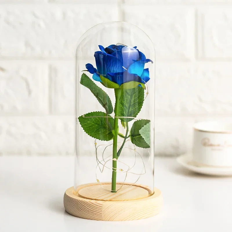 Enchanted Rose Lamp – LED Glass Dome Gift for Valentine’s Day