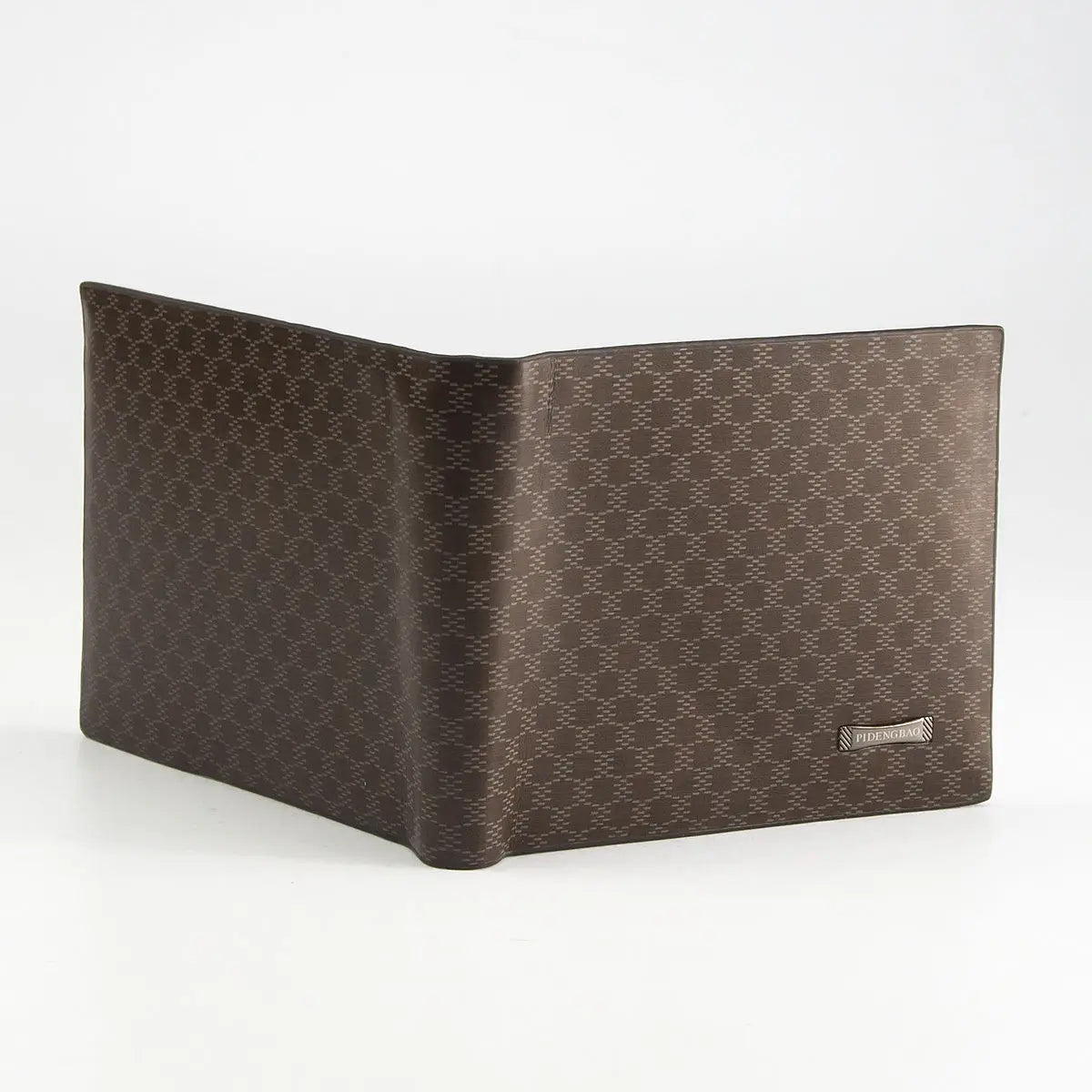 Men's PU Leather Short Wallet – Credit Card & ID Holder Billfold